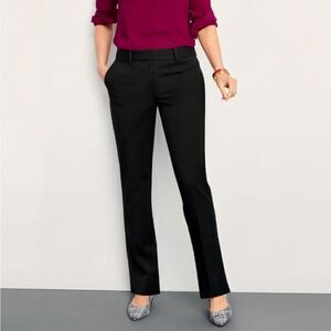 Talbots Barely Boot pants, black 16P